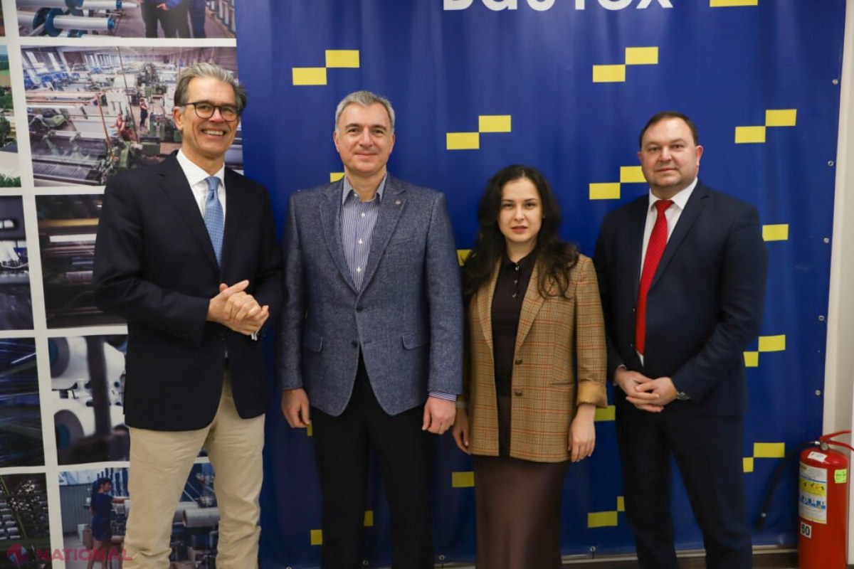 Vicepremierul Osmochescu vizitează fabrica BauTex de la Strășeni, investiție germană de peste 20 milioane de euro care își extinde producția și locurile de muncă în Moldova