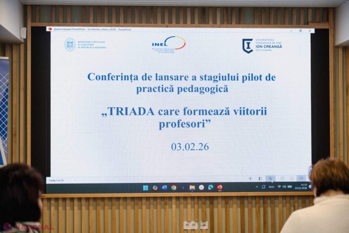 Model inovator de practică pedagogică lansat în patru instituții de învățământ din țară