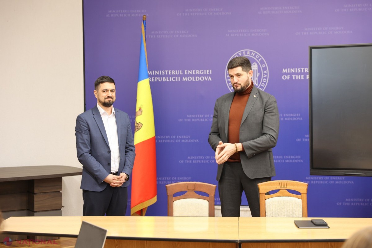 Dorin Junghietu îl prezintă pe Vitalie Mîța, noul secretar de stat la Ministerul Energiei, cu misiunea de a continua reformele din sectorul energetic