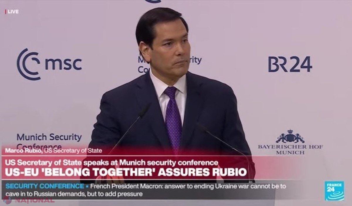 Marco Rubio întinde ramura de măslin Europei la München: susţine o alianţă occidentală reînnoită, cu o Europă mai puternică şi cu o ONU profund reformată