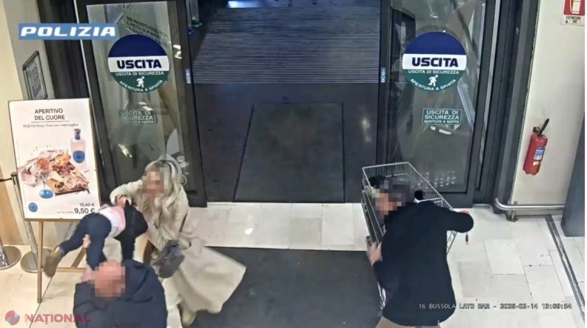 Român fără adăpost, arestat la Bergamo după ce a încercat să răpească o fetiţă de un an şi jumătate şi i-a fracturat femurul într-un supermarket