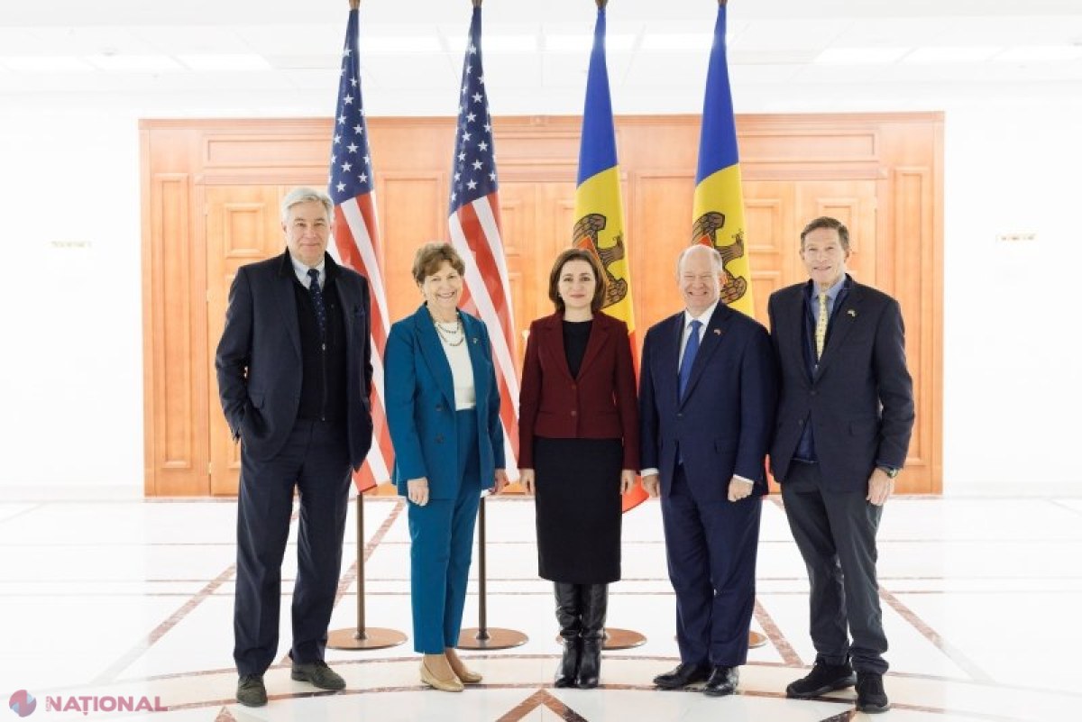 Maia Sandu discută la Chișinău cu senatori americani despre securitate, sprijin pentru Moldova și sancțiuni împotriva Rusiei