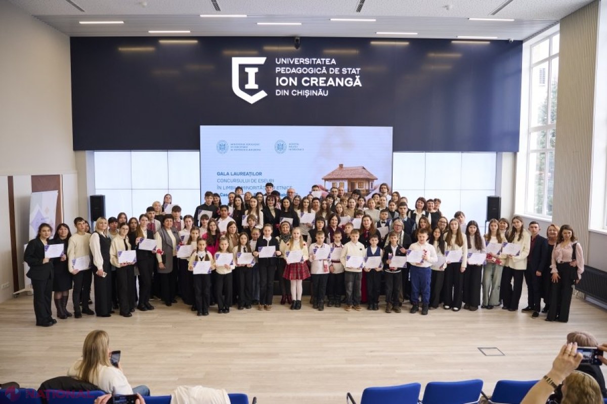 Gala „Tânărul cercetător” la MEC: elevii premiați pentru promovarea limbilor minorităților naționale în Republica Moldova