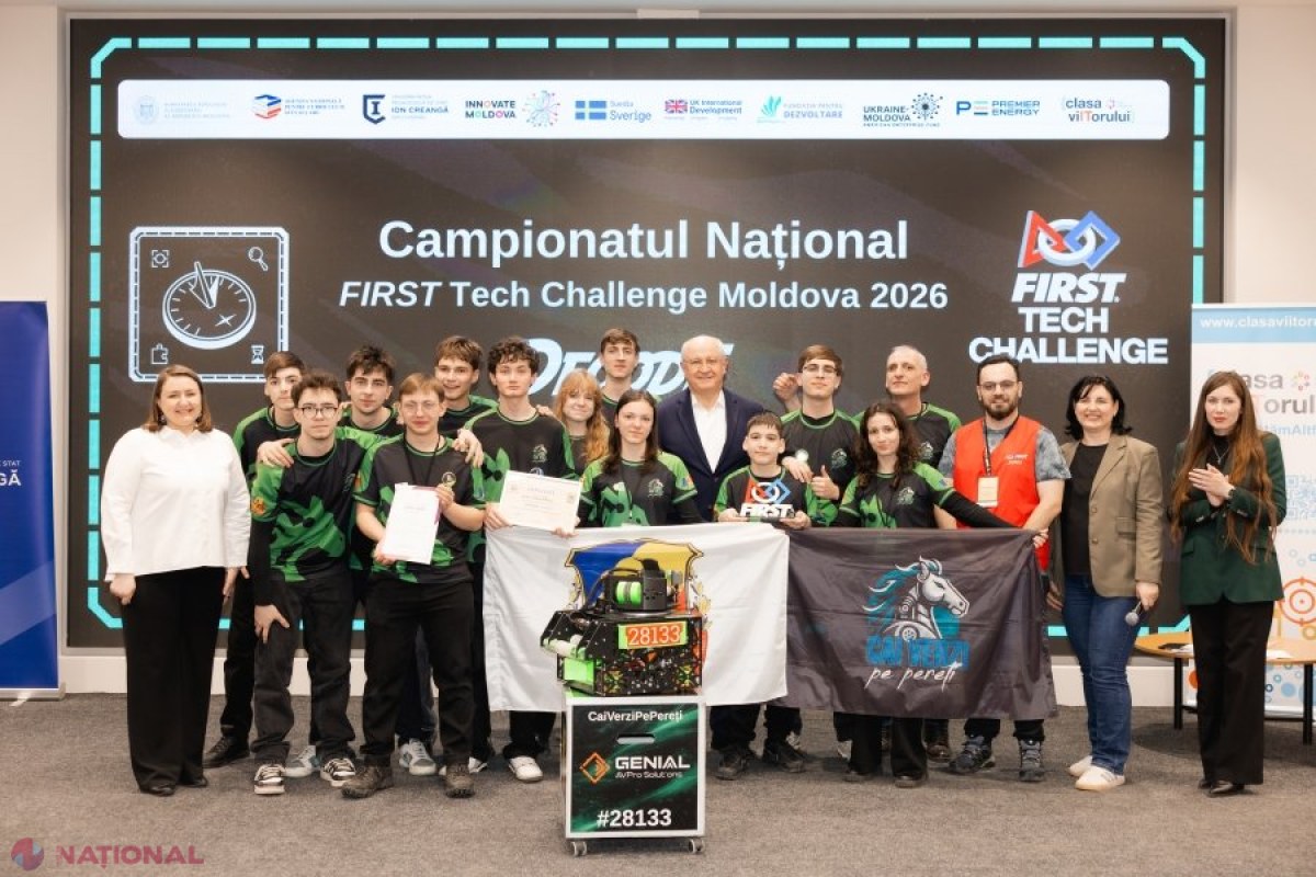 Chișinău, capitala roboților: tinerii din toată țara și-au disputat primul Campionat Național FIRST Tech Challenge Moldova 2026