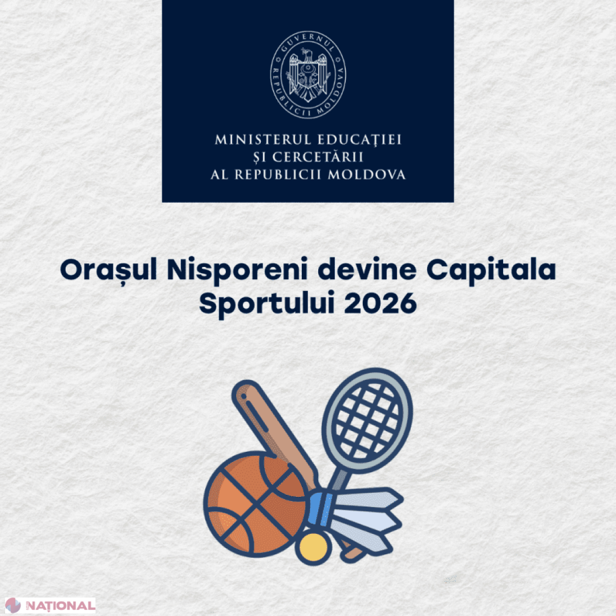 Nisporeni, desemnată Capitala Sportului 2026: investiții de 2 milioane de lei și zeci de evenimente pentru toate vârstele