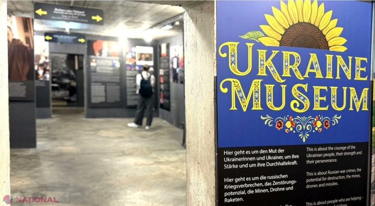 Buncăr nazist transformat în muzeu la Berlin, dedicat războiului din Ucraina și mesajului că Kievul trebuie susținut în continuare