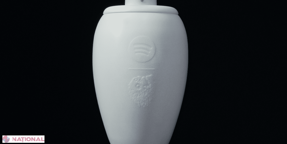 Spotify lansează împreună cu Liquid Death o boxă‑urnă „Eternal Playlist” în ediție limitată, pentru muzică dincolo de moarte