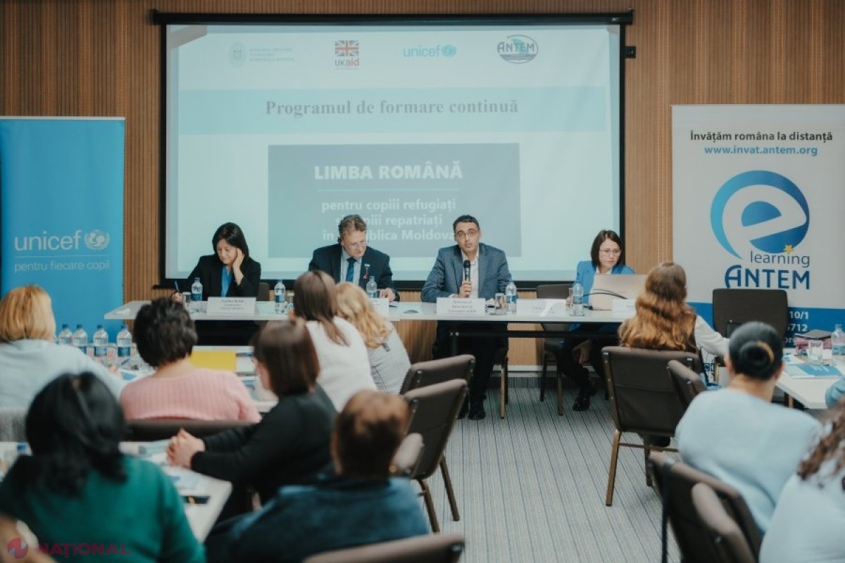 Profesorii de română, instruiți după un nou curriculum pentru integrarea copiilor refugiați și reveniți din diaspora