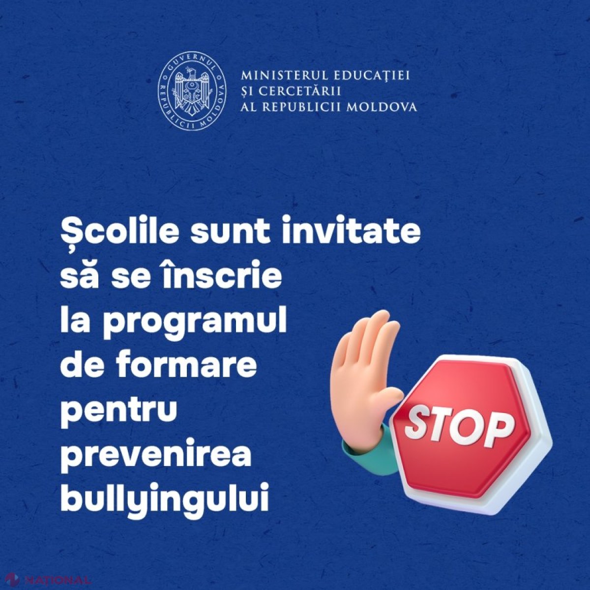 Ministerul Educației lansează program național de formare a profesorilor pentru prevenirea bullyingului în școli