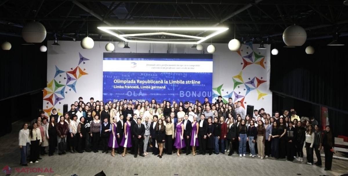 225 de elevi din toată țara, în competiție la Olimpiada Republicană de franceză și germană, la Chișinău