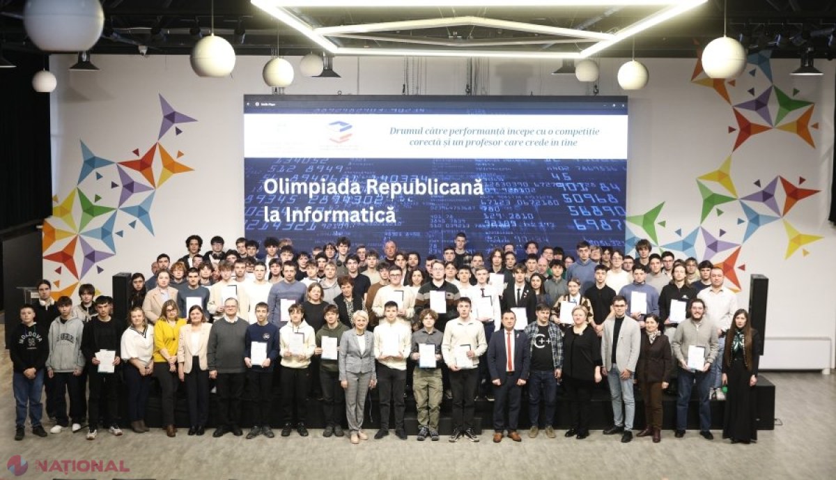 52 de elevi premiați la Olimpiada Republicană de Informatică 2026, găzduită de UTM