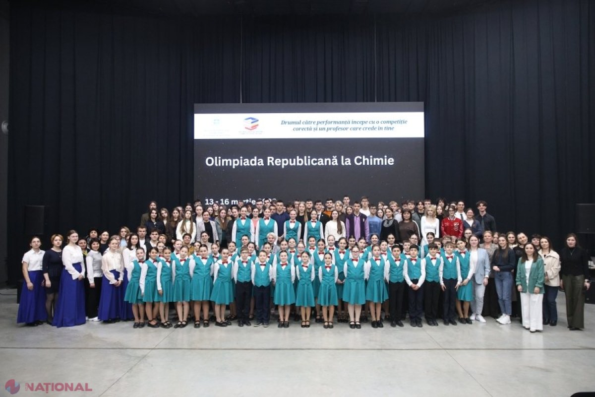 134 de elevi din toată țara, în competiție la Olimpiada Republicană de Chimie de la USM