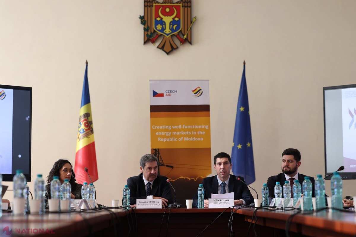 OECD lansează la Chișinău raportul privind piețe energetice funcționale și reforma întreprinderilor de stat în Republica Moldova