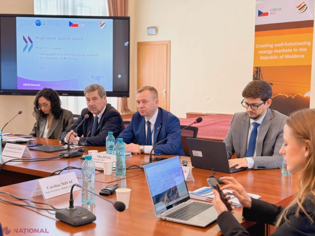 OCDE prezintă la Chișinău studiul privind crearea unor piețe energetice funcționale în Republica Moldova