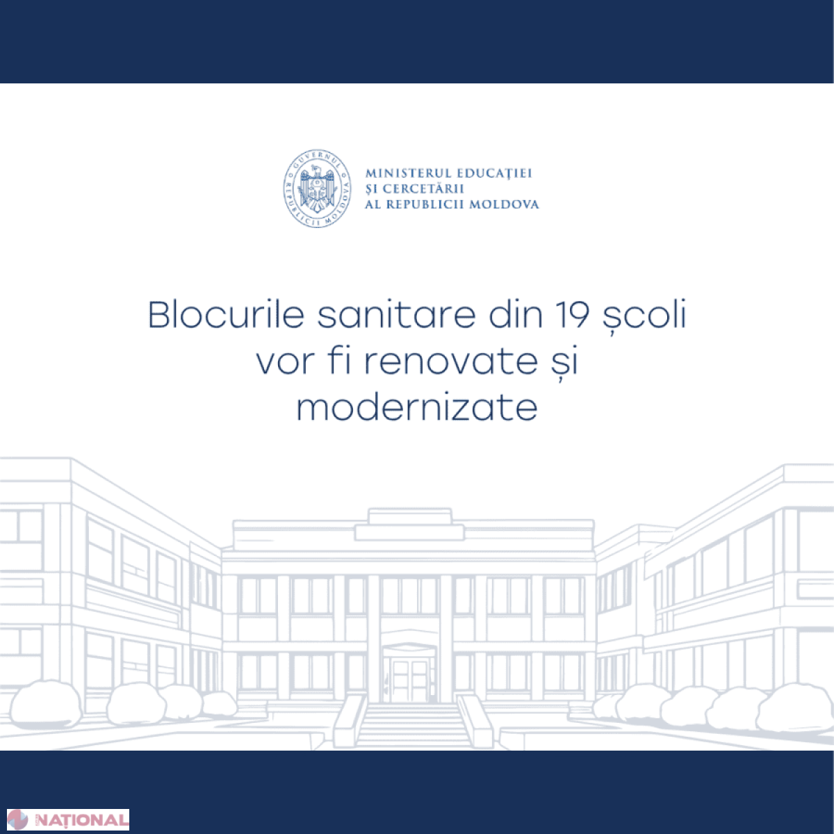 Peste 8 mii de elevi vor avea grupuri sanitare moderne în 19 școli din țară