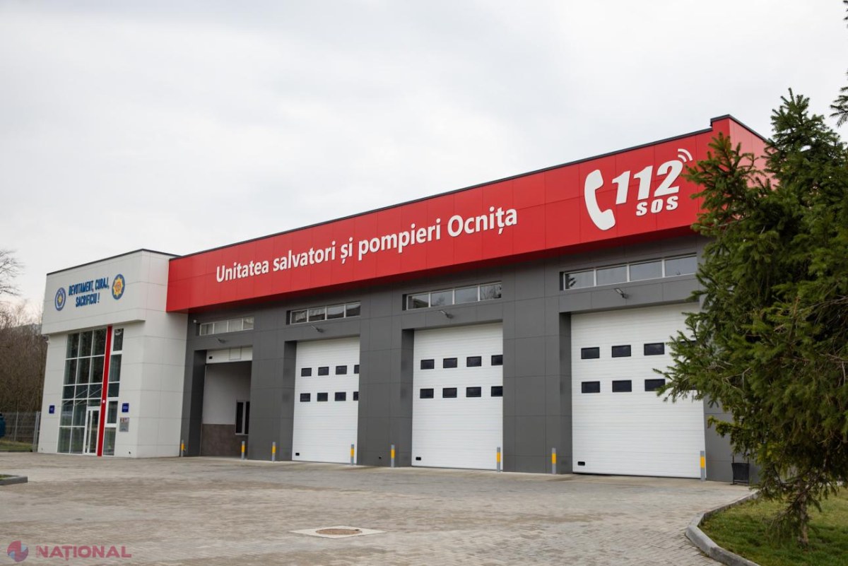 Premierul Alexandru Munteanu a vizitat remiza modernă de salvatori și pompieri din Ocnița, construită cu sprijinul SUA