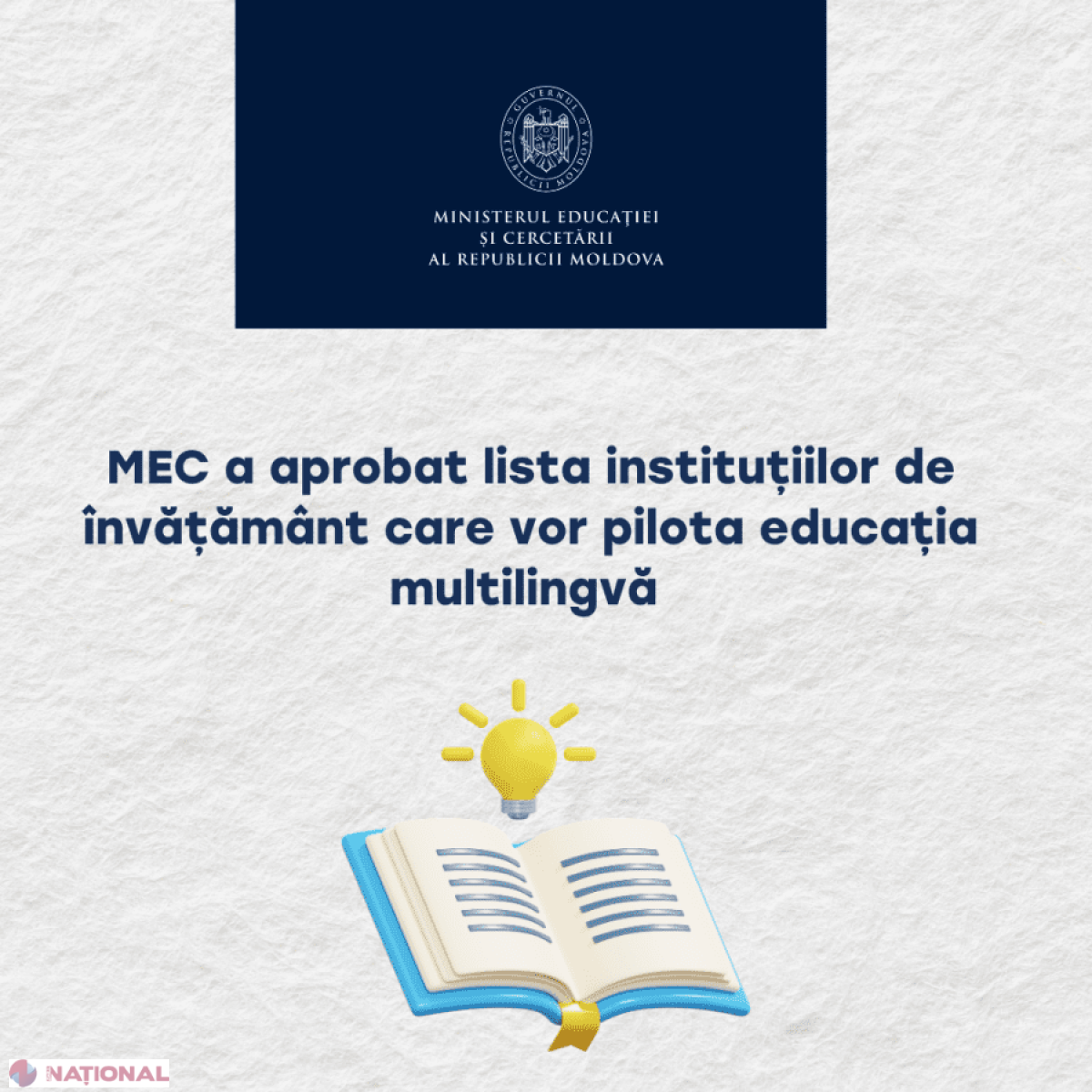39 de școli din țară vor pilota programele de educație multilingvă aprobate de MEC