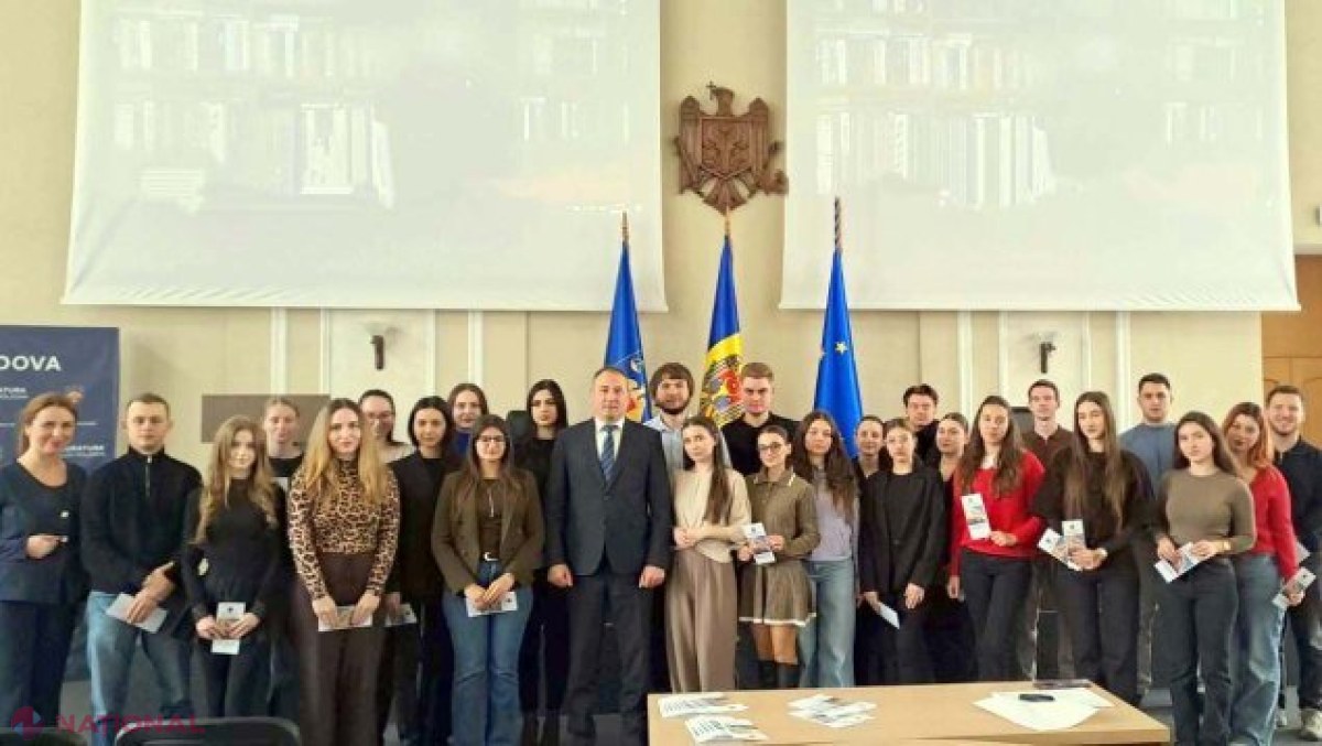 Studenți de la șase universități din România și Republica Moldova au descoperit culisele Procuraturii Generale a Republicii Moldova