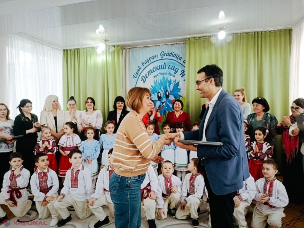 Laptopuri moderne pentru educația multilingvă: grădinița nr. 1 și Liceul „Valentin Moșkov” din Ceadîr-Lunga, dotate prin donația INTERSOS Moldova