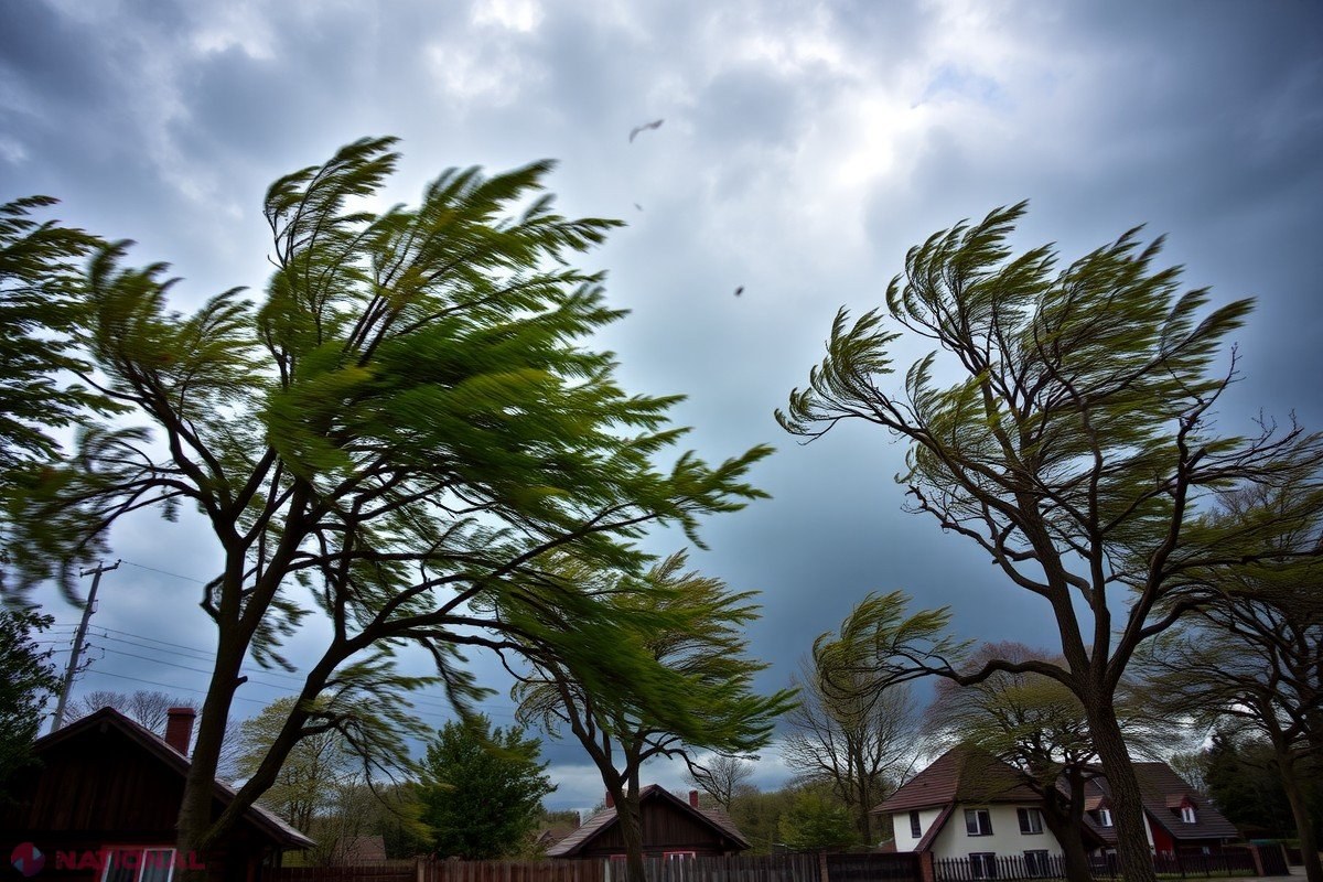 Alertă meteo cod portocaliu de vânt – 26.04.2026, orele 10–21