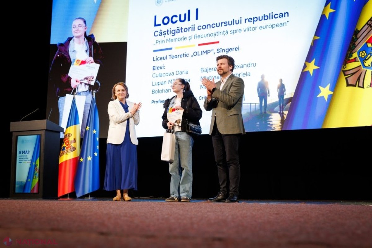 Elevii din toată țara premiați de MEC pentru promovarea memoriei istorice și a valorilor europene printr-un concurs video