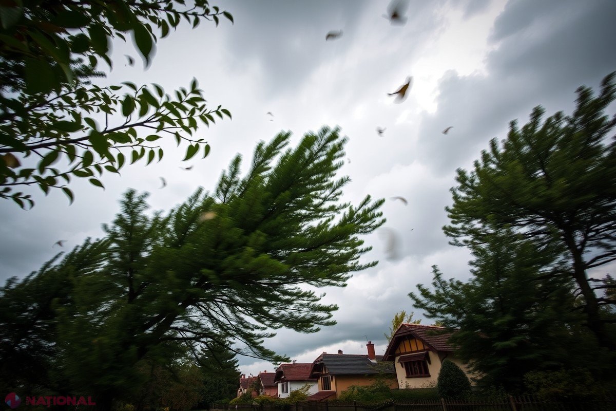 Cod galben, 12.05.2026 (orele 8–21): instabilitate atmosferică și furtuni