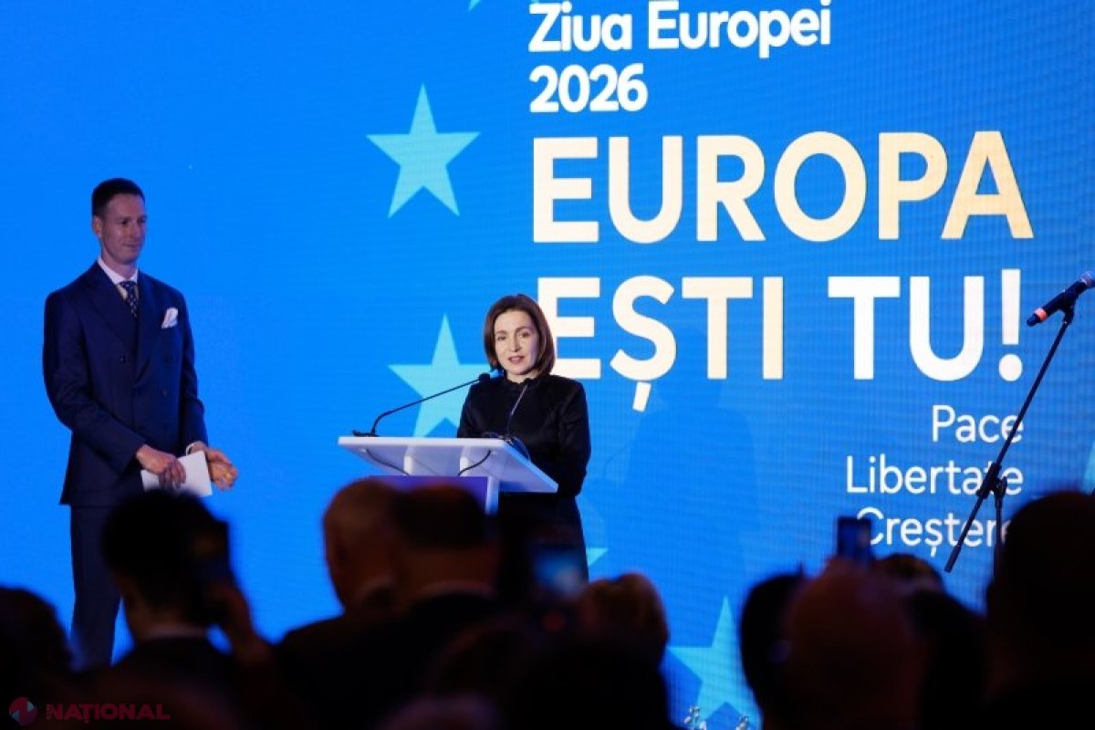 Maia Sandu reafirmă la Chișinău angajamentul Republicii Moldova pentru integrarea europeană de Ziua Europei