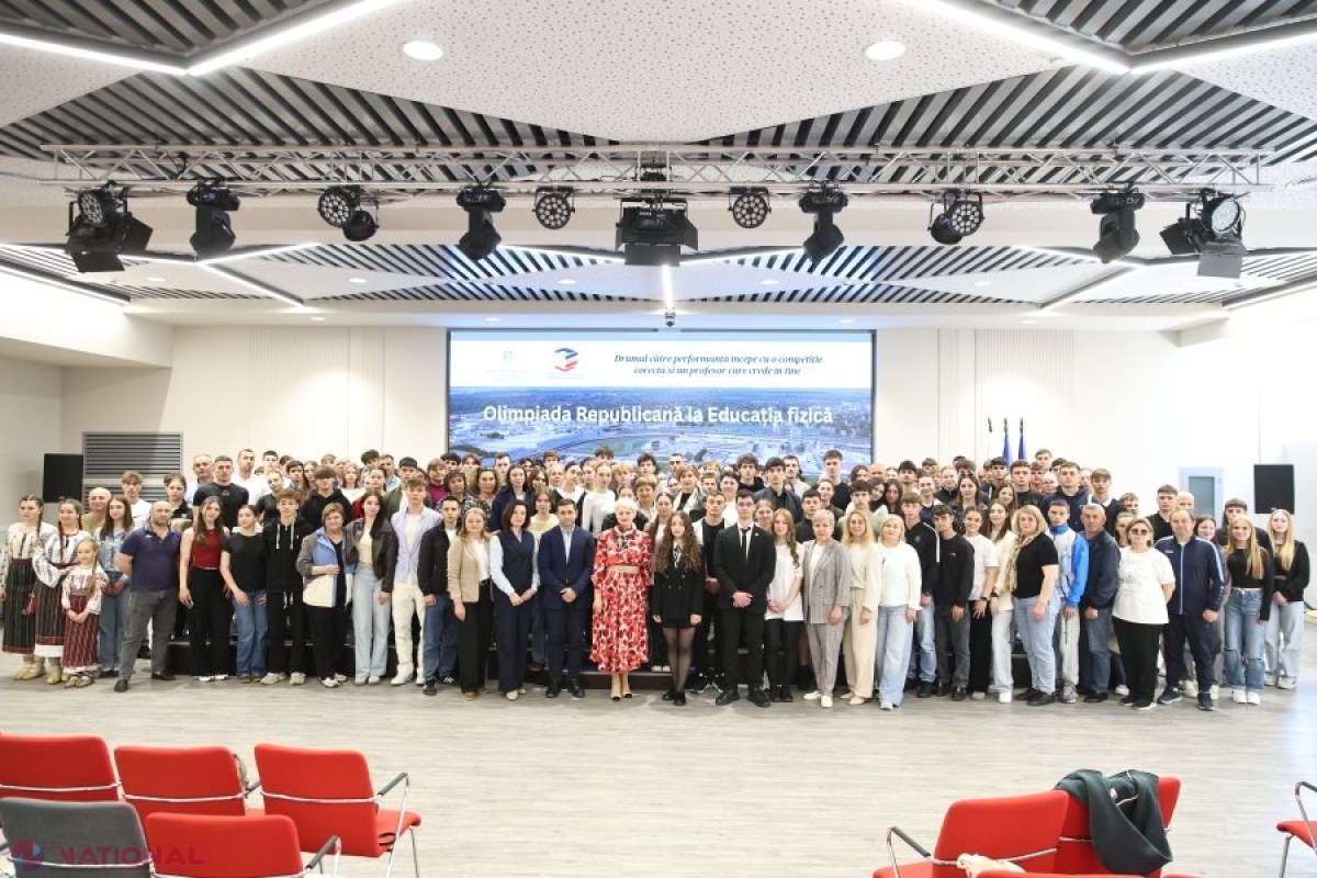170 de elevi din toată țara, în competiție la Olimpiada Republicană de Educație fizică de la Chișinău