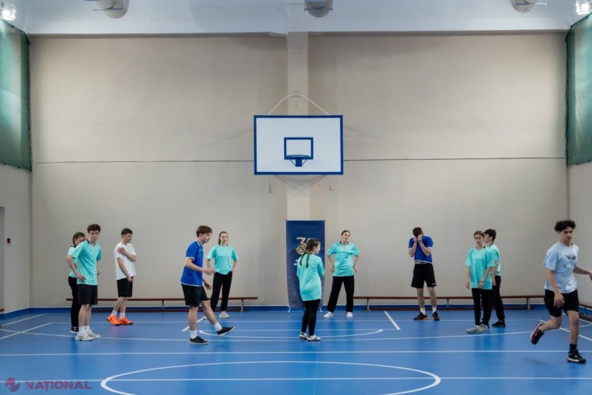 Sală de sport modernizată de 5,4 milioane de lei la Liceul „Ivan Vazov” din Taraclia