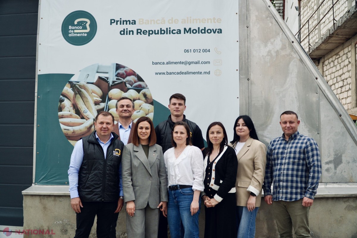 Ministra Agriculturii, Ludmila Catlabuga, susține reducerea risipei alimentare prin vizita la Banca de Alimente din Chișinău