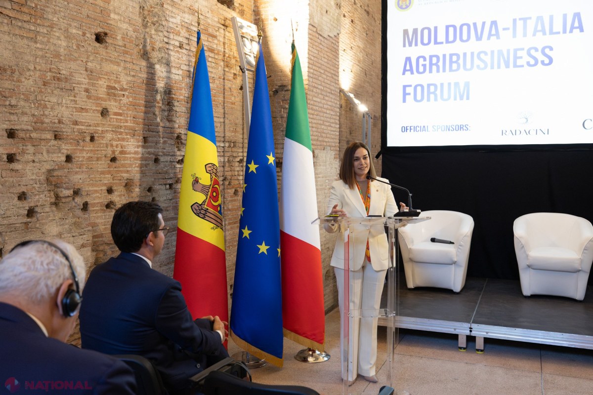 Ludmila Catlabuga promovează la Roma parteneriate agroalimentare Moldova–Italia și noi investiții în sectorul horticol
