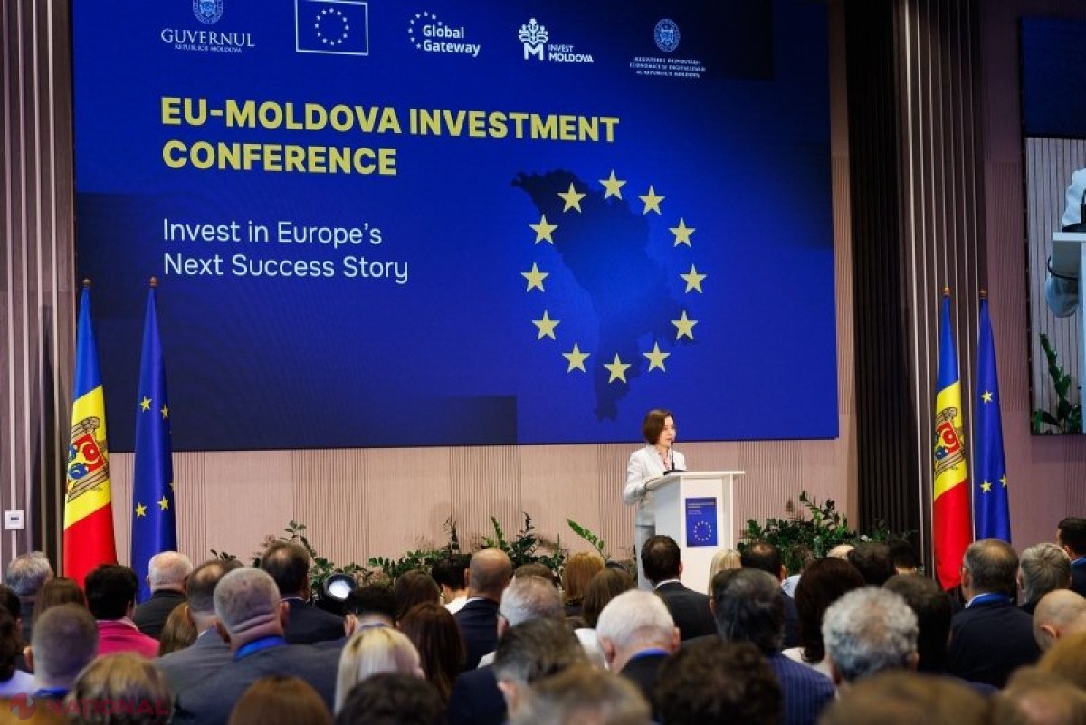 Maia Sandu cheamă investitorii europeni la Chișinău: viitorul Republicii Moldova este legat de Uniunea Europeană
