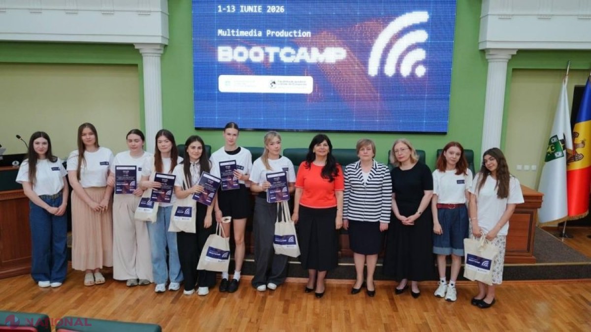 USM formează practicieni în industriile creative: 107 studenți au absolvit „Multimedia Production Bootcamp” susținut de MEC