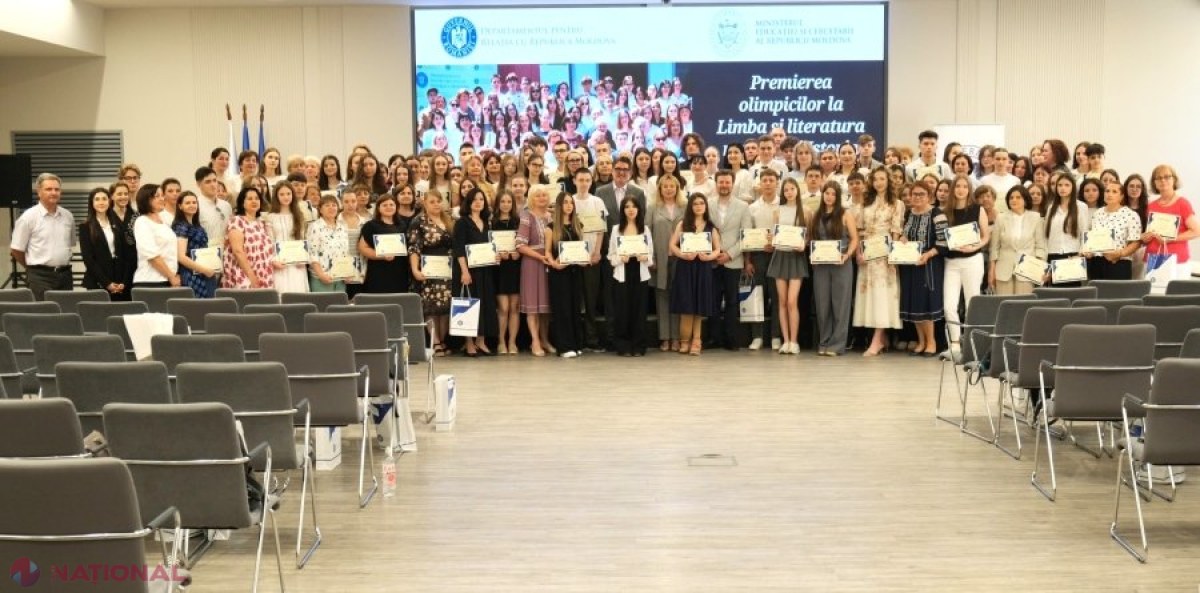 80 de elevi olimpici din Republica Moldova, premiați la română și istorie cu sprijinul României