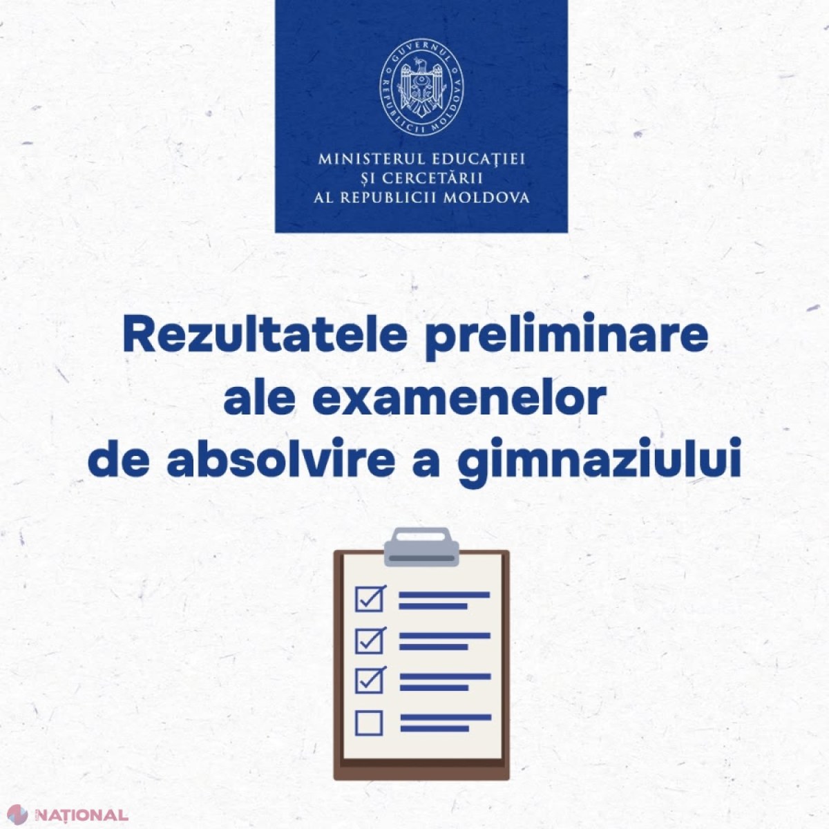 Rezultate preliminare stabile la examenele de absolvire a gimnaziului din 2026, cu mai puține fraude față de 2025