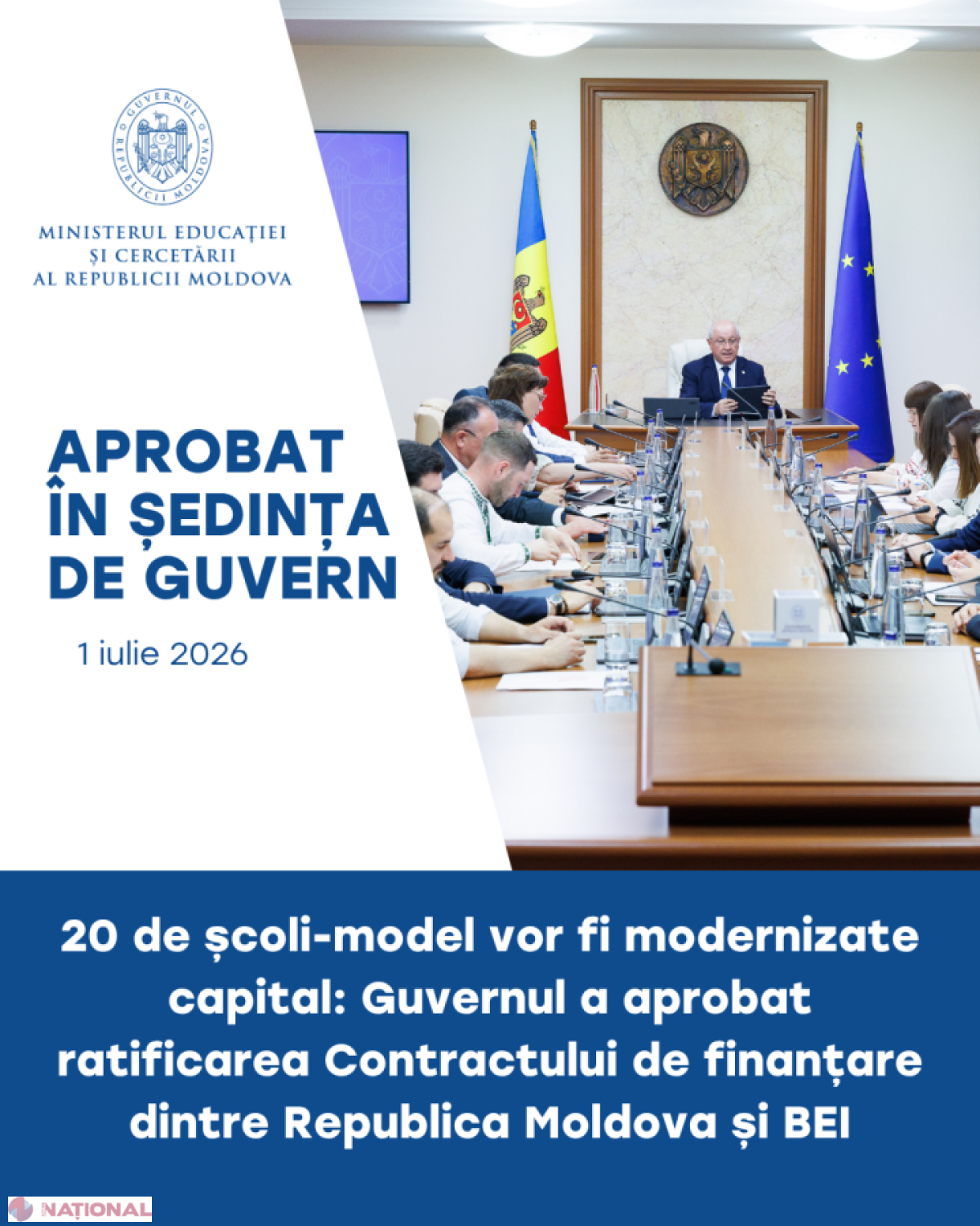 Guvernul modernizează capital 20 de școli din țară cu un împrumut de 40 de milioane de euro de la BEI