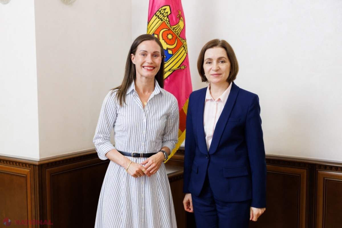 Maia Sandu, discuții la Chișinău cu Sanna Marin despre reforme interne și parcursul european al Republicii Moldova