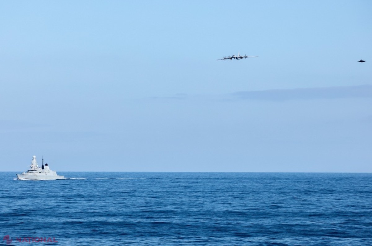 Avion rusesc Tu-142, oprit de F-35 britanice după lansarea de balize acustice lângă portavionul HMS Prince of Wales în Marea Norvegiei