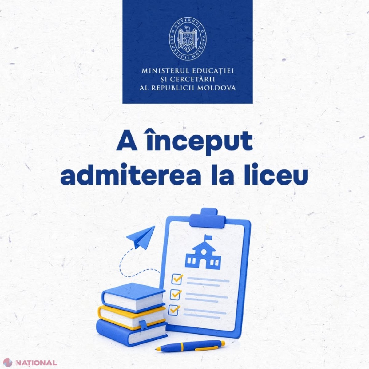 Admiterea la liceu 2026 a început: peste 13.700 de locuri în 308 instituții din Republica Moldova