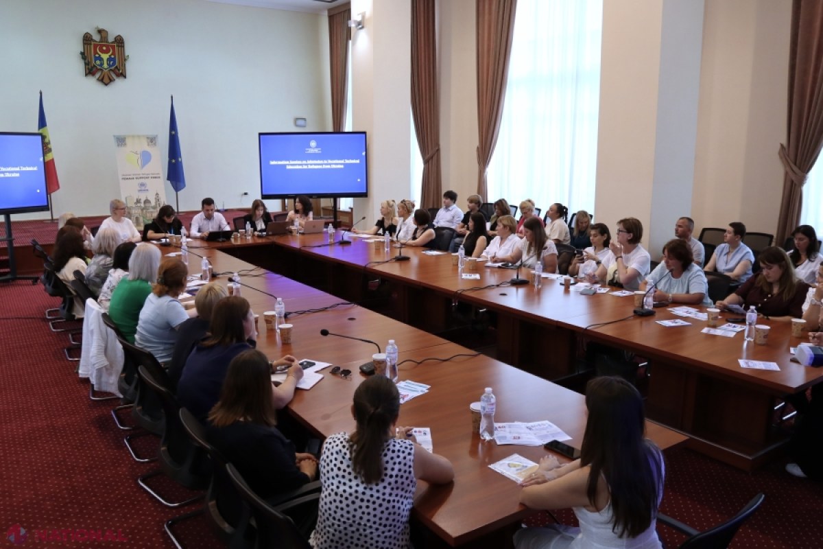 MEC simplifică admiterea în învățământul profesional tehnic pentru refugiații din Ucraina în Republica Moldova