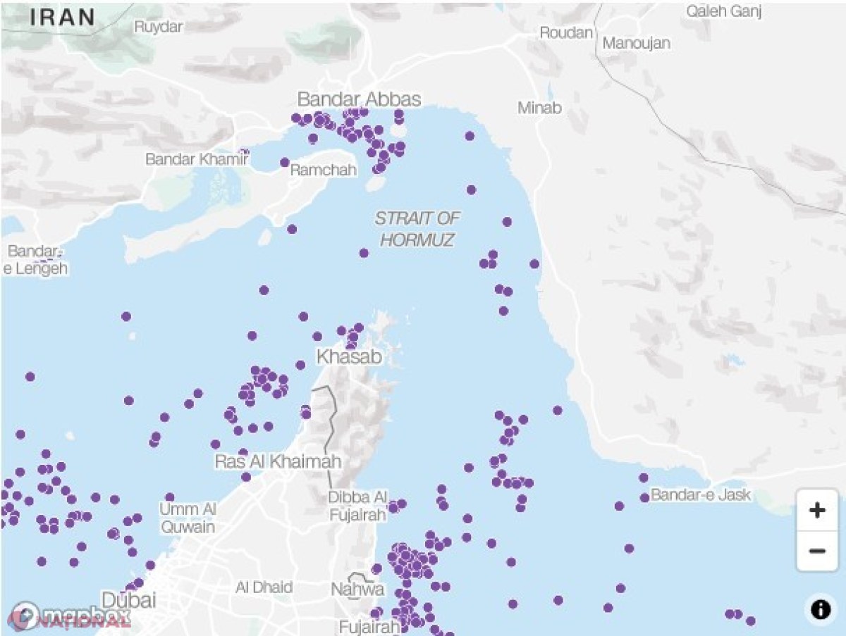 Iran anunță focuri de avertisment asupra a două nave în strâmtoarea Ormuz, pe fondul escaladării tensiunilor cu SUA