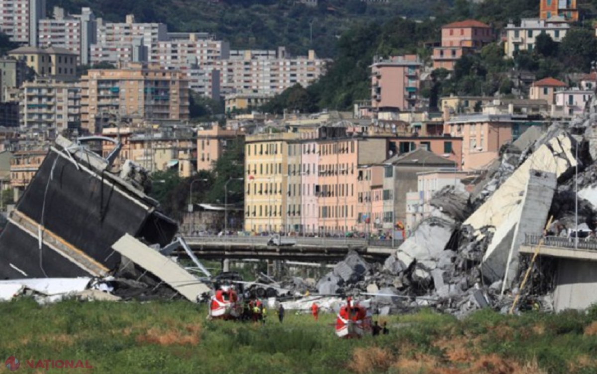 Verdict decisiv joi în procesul prăbuşirii podului Morandi din Genova, tragedie soldată cu 43 de morţi, între care doi români
