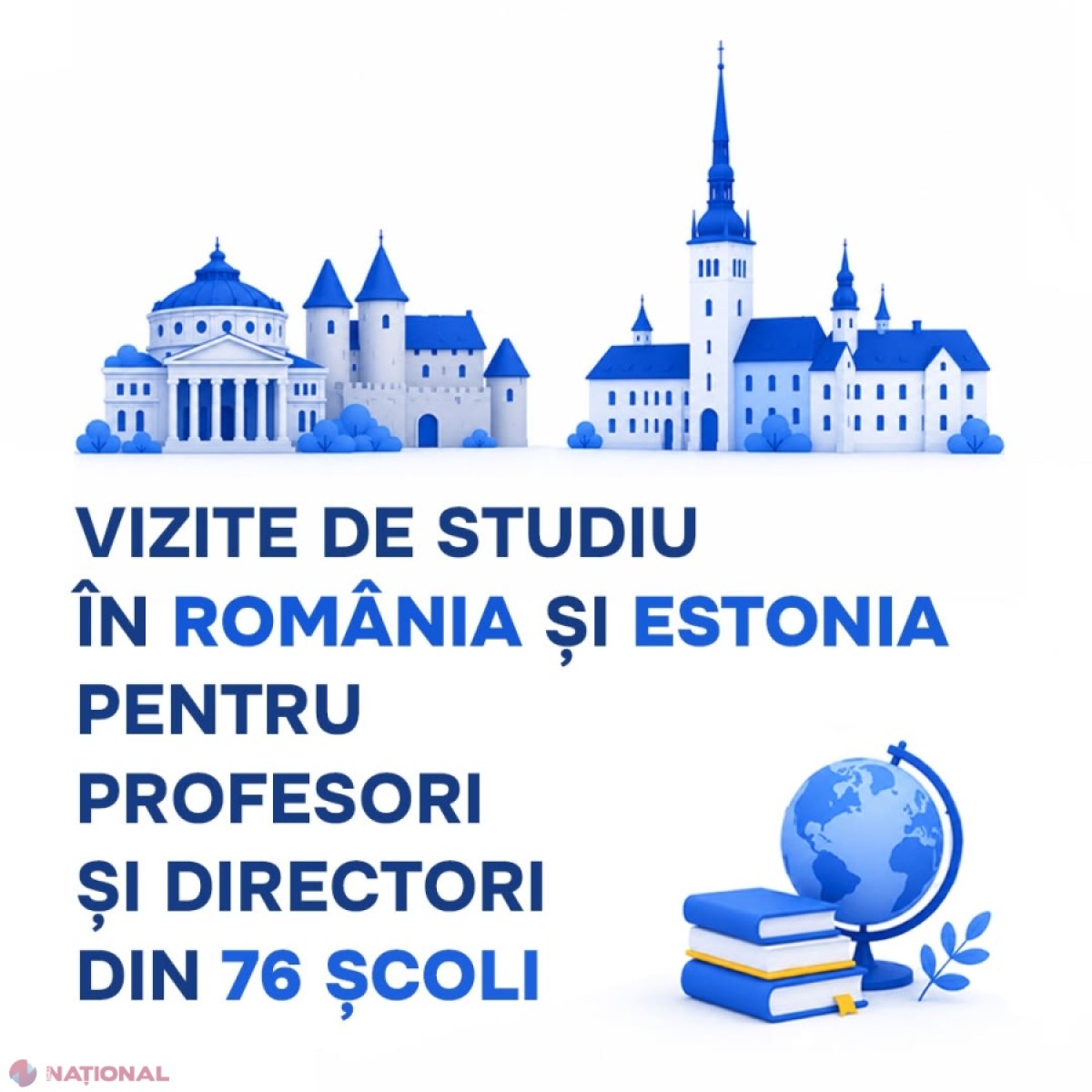 Profesori și directori din 76 de școli din Republica Moldova merg la schimb de experiență în România și Estonia pentru a prelua modele moderne de educație