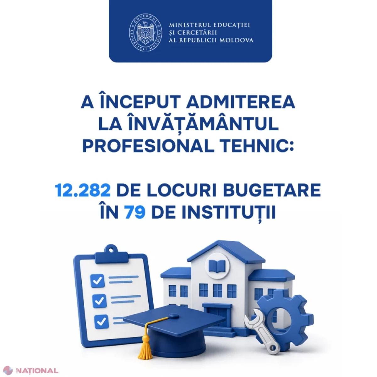 Admitere deschisă la profesional tehnic: peste 12 mii de locuri bugetare, mai multe programe duale și opțiuni pentru tinerii cu CES