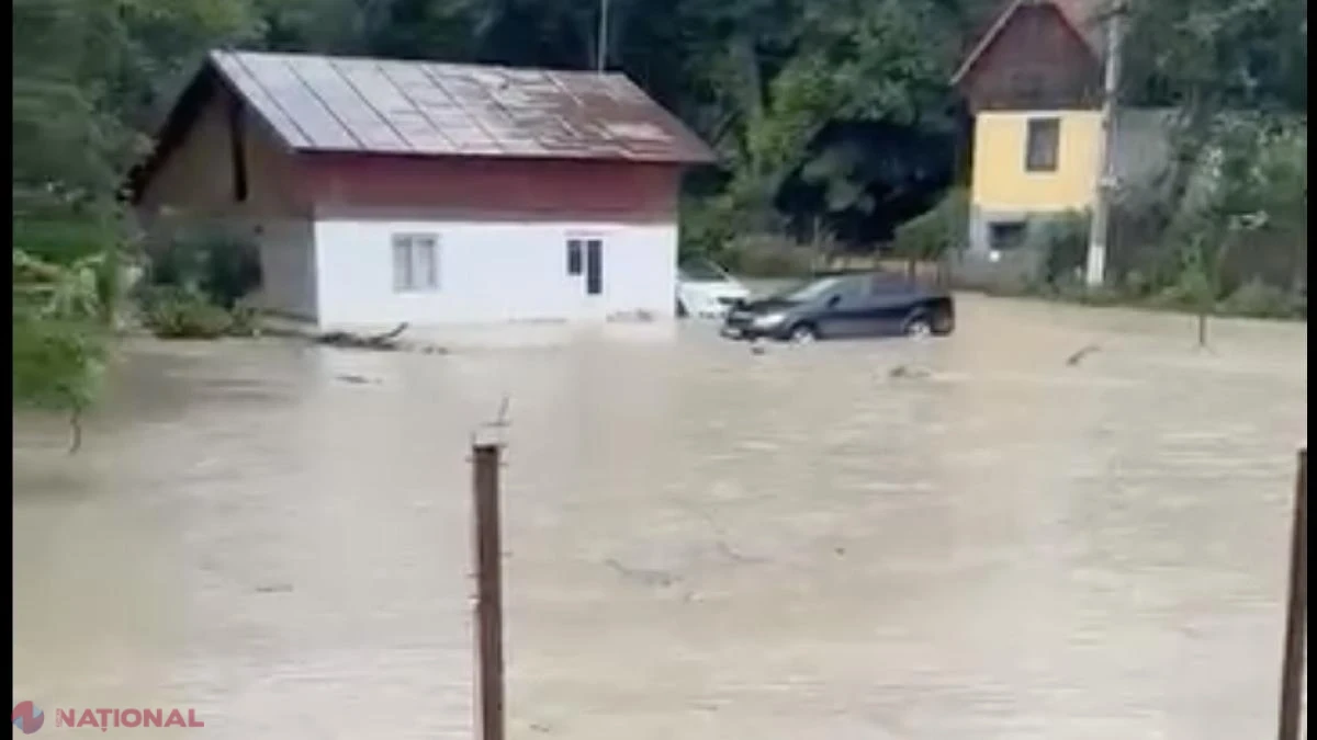 Viitura lovește Provița după inundațiile din Bușteni: un pârâu aproape secat a ieșit din albie în câteva minute