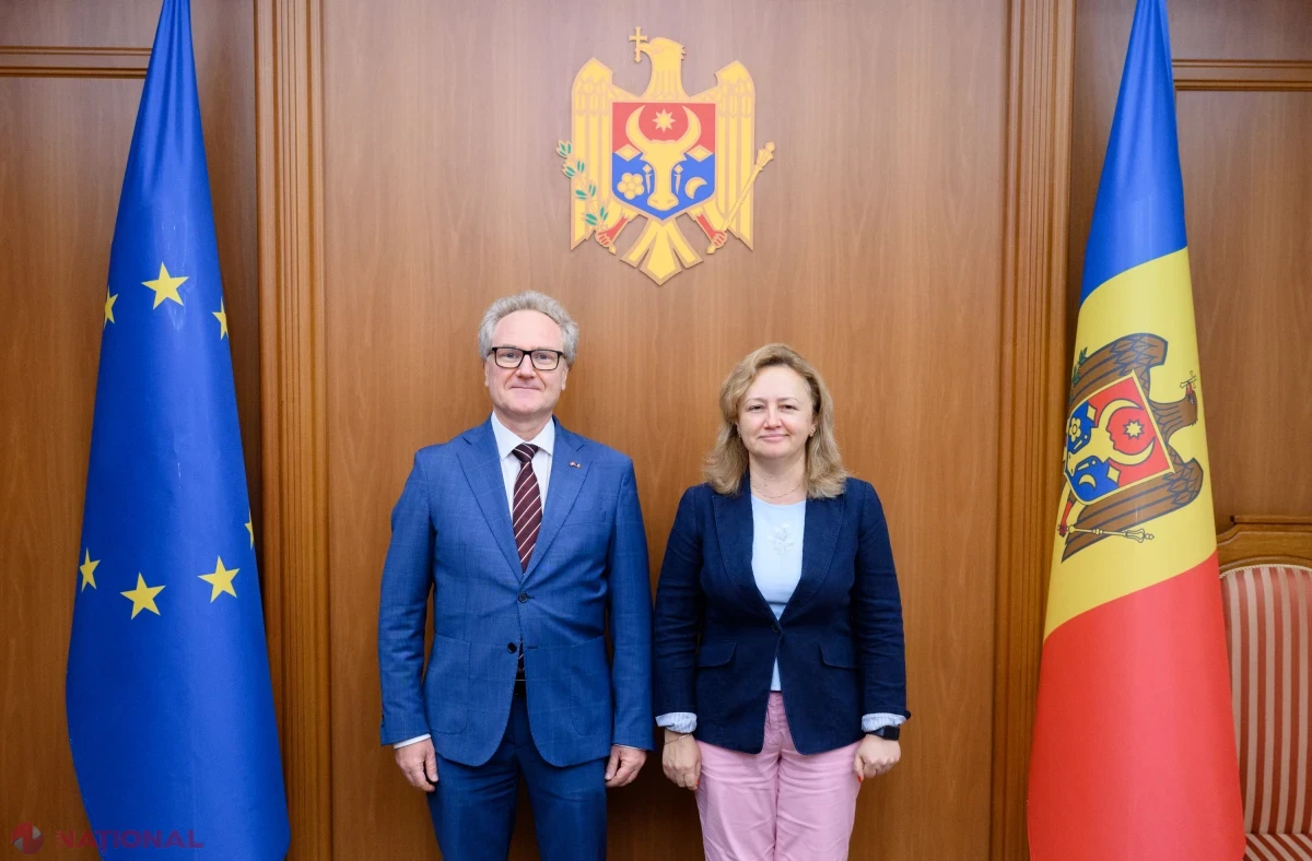 Secretarul de stat Carolina Perebinos laudă sprijinul elvețian pentru dezvoltarea Moldovei la încheierea mandatului lui Guido Beltrani