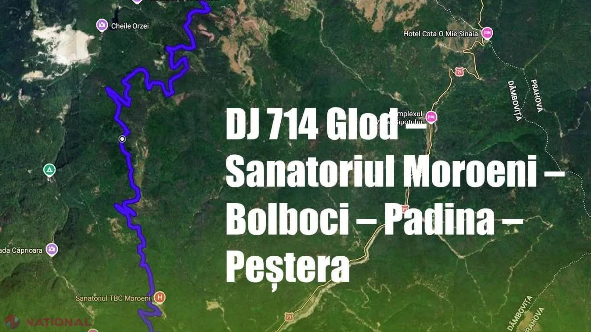 Drumul spre munte, prioritate în Dâmbovița: 390 de milioane de lei pentru modernizarea DJ 714 Glod – Padina – Peștera