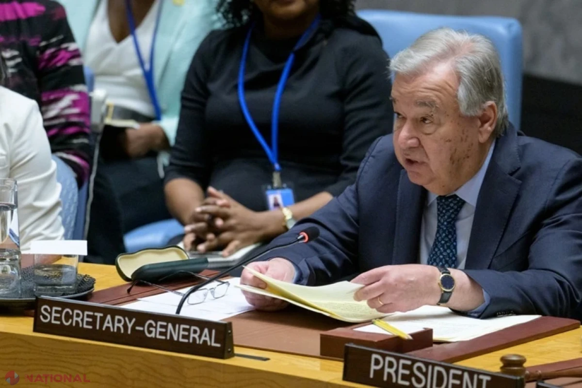 Antonio Guterres avertizează că Orientul Mijlociu a scăpat de sub control și se află la marginea inimaginabilului în fața Consiliului de Securitate ONU