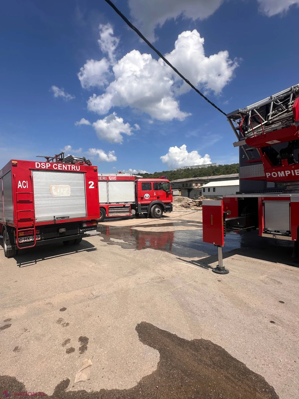 Incendiu la un depozit frigorific din strada Petricani, lichidat rapid de pompierii IGSU în Chișinău