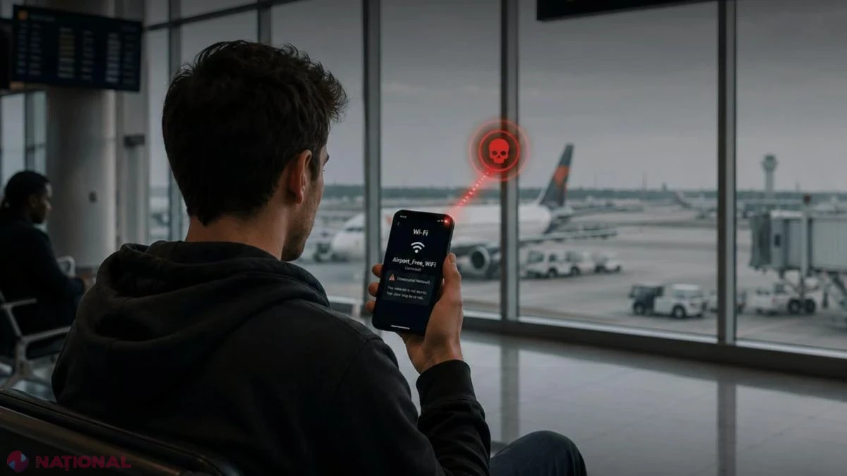 DNSC avertizează: pericolele ascunse ale rețelelor Wi-Fi gratuite din aeroporturi, hoteluri și cafenele